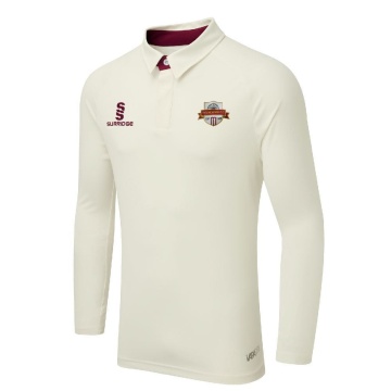 Holmewood CC tek long sleever playing shirt