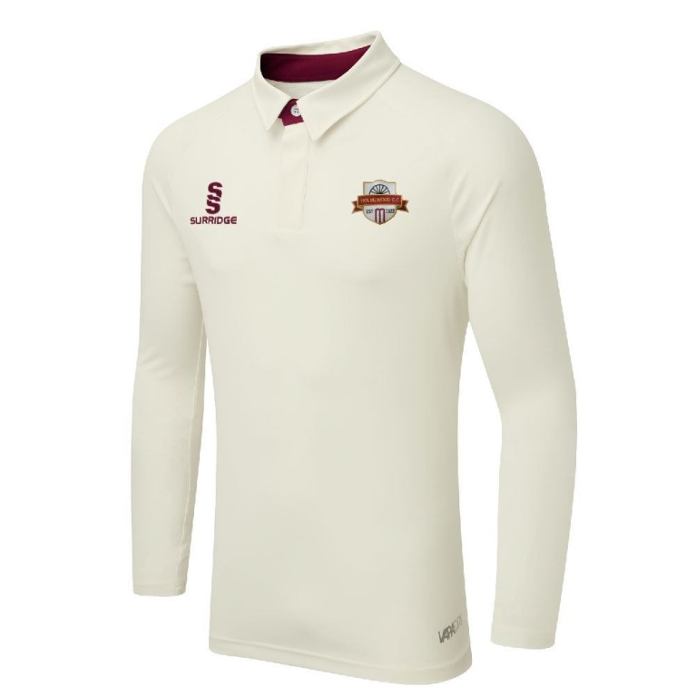 Holmewood CC tek long sleever playing shirt