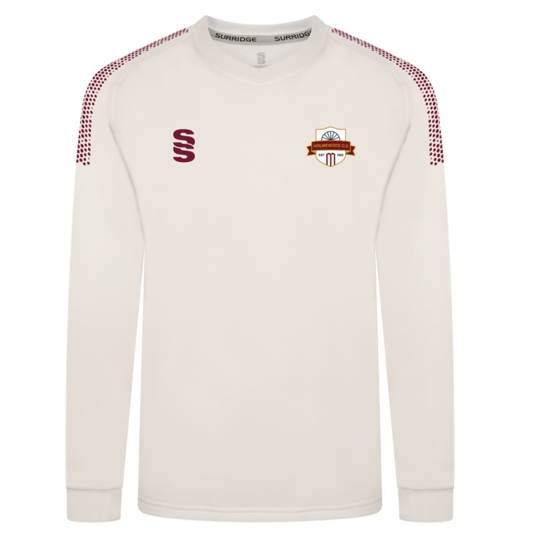 holmewood cc BLAST LONG SLEEVE WOMEN'S SWEATER - Ivory