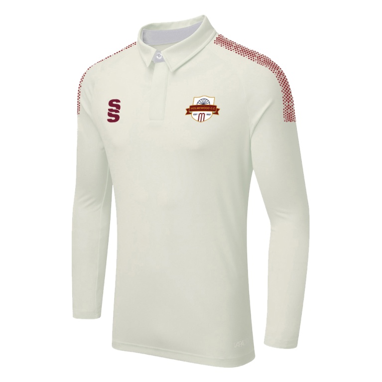 HOLMEWOOD CC DUAL LONG SLEEVE CRICKET SHIRT (WOMENS)-Ivory