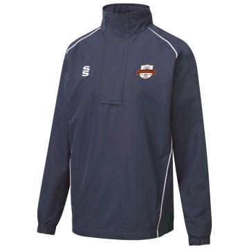 holmewood cc Dual Curve 1/4 Zip Rain Jacket : Navy