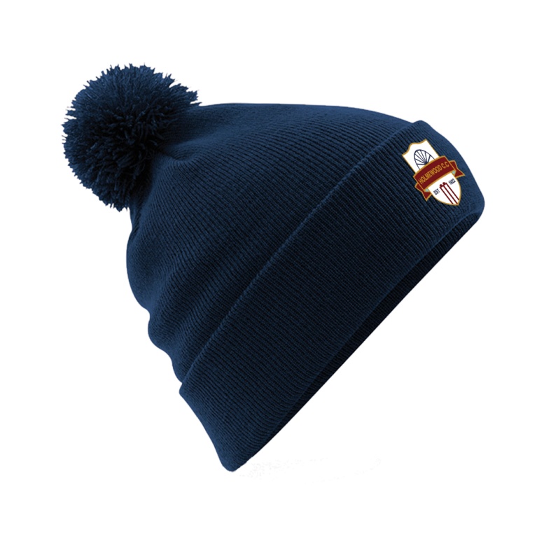 HOLMEWOOD CC Original Pom Pom Beanie : Navy